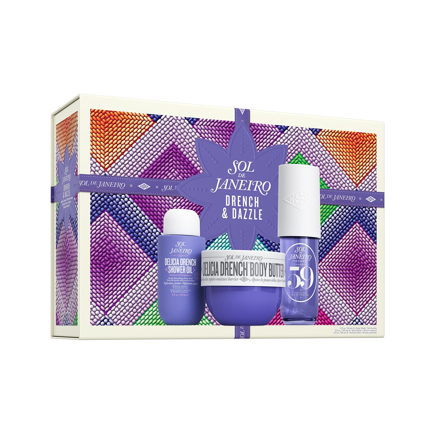 DRENCH & DAZZLE DELÍCIA DRENCH BODY ROUTINE GIFT SET (SET DE RUTINA CORPORAL)